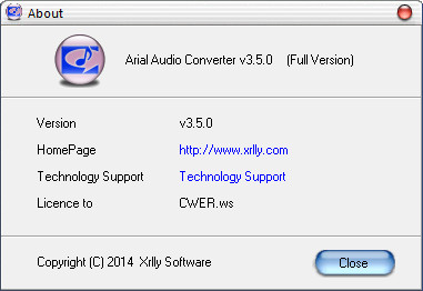 Arial Audio Converter 3.5.0
