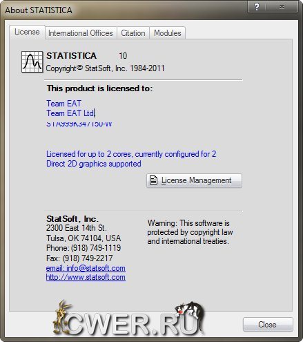 StatSoft Statistica 10.0 Enterprise