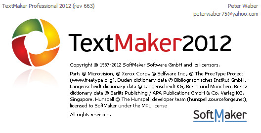 SoftMaker Office 2012 rev 663