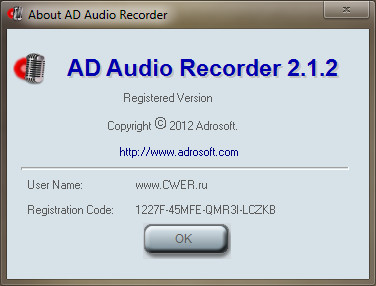 AD Audio Recorder 2.1.2