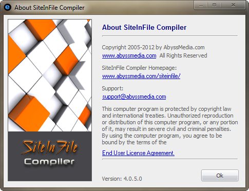 Abyssmedia SiteInFile Compiler 4.0.5.0