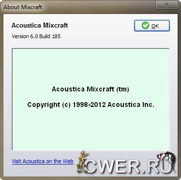 Acoustica Mixcraft 6.0 Build 185