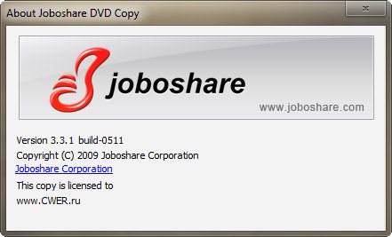 Joboshare DVD Copy 3.3.1 Build 0511