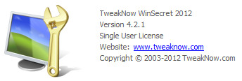 TweakNow WinSecret 2012 4.2.1