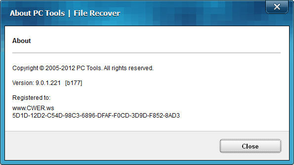 PC Tools File Recover 9.0.1.221