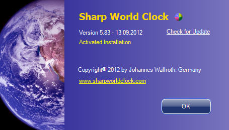 Sharp World Clock 5.83