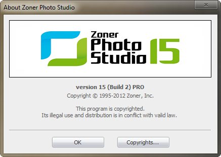 Zoner Photo Studio Pro 15 Build 2