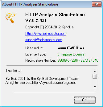 HTTP Analyzer Full Edition 7.0.2.431