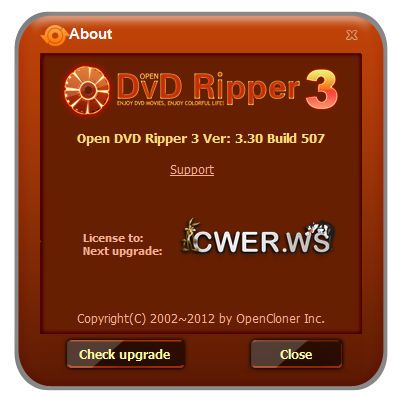 Open DVD Ripper 3.30 Build 507