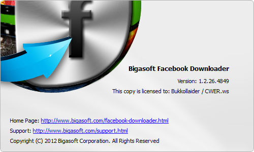Bigasoft Facebook Downloader 1.2.26.4849