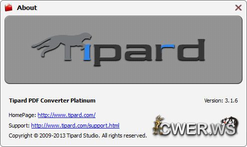 Tipard PDF Converter Platinum 3.1.6