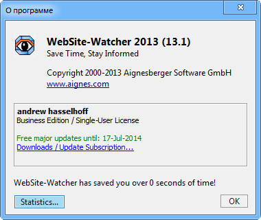 WebSite-Watcher 2013 v13.1