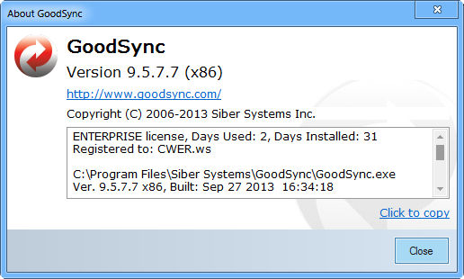 GoodSync Pro 9.5.7.7