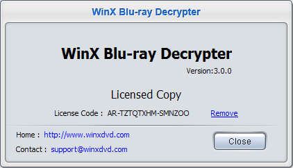 WinX Blu-ray Decrypter 3.0.0