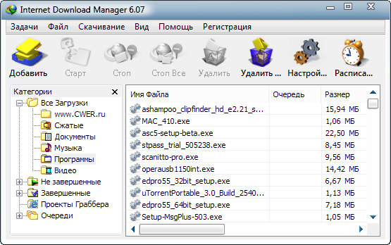 Internet Download Manager 6.07