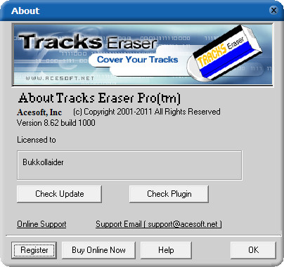 Tracks Eraser Pro 8.62 Build 1000