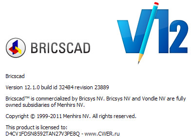 BricsCad Platinium 12.1.0.32484