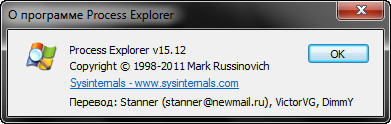 Process Explorer 15.12