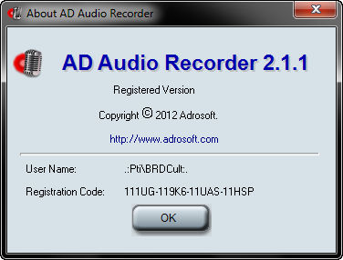 AD Audio Recorder 2.1.1