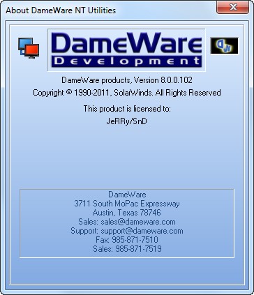 Dameware NT Utilities