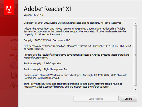 Adobe Reader XI 11.0.17