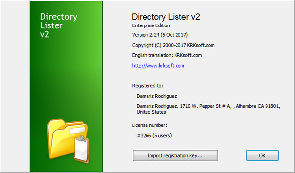 Directory Lister Pro 2.24 Enterprise