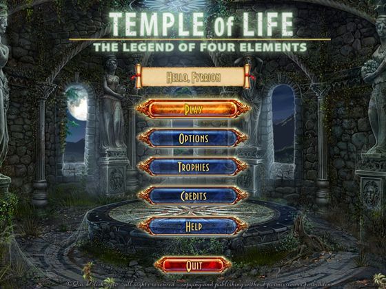 The Temple of Life: The Legend of Four Elements