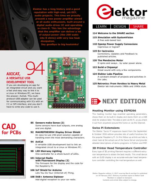 Elektor Electronics №1-2 (January-February 2017) с