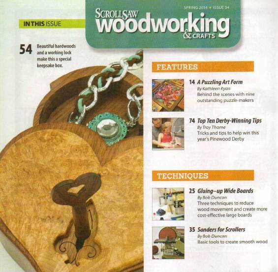 ScrollSaw Woodworking & Crafts №54 (Spring 2014)c