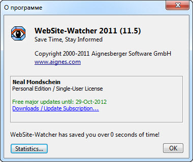 WebSite Watcher 2011 v11.5