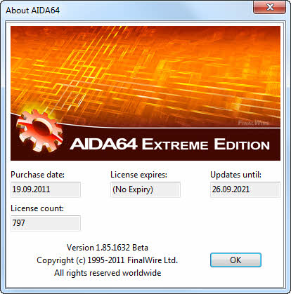 AIDA64 Extreme Edition v1.85.1632 Beta