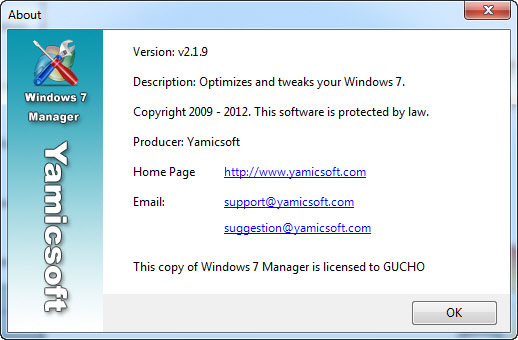 Windows 7 Manager 2.1.9