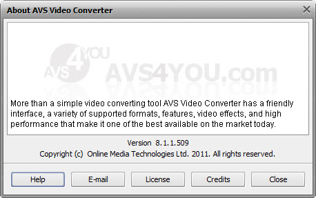 Portable AVS Video Converter 8.1.1.509